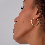 Textured Round Hoops