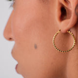 Textured Round Hoops