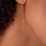 Diamond Threader Earrings