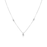 Pear Diamond Necklace