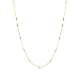 Turquoise Station Necklace