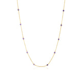 Amethyst Station Necklace