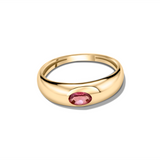 Pink Tourmaline Dôme Ring