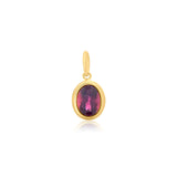 Pink Tourmaline Oval Pendant