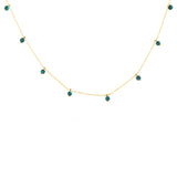 Malachite Drop Necklace