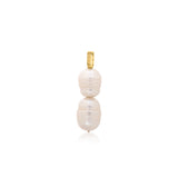 Double Baroque Pearl Pendant