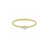Diamond Cluster Dotted Ring