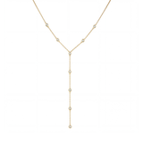 Diamond Station Lariat Necklace