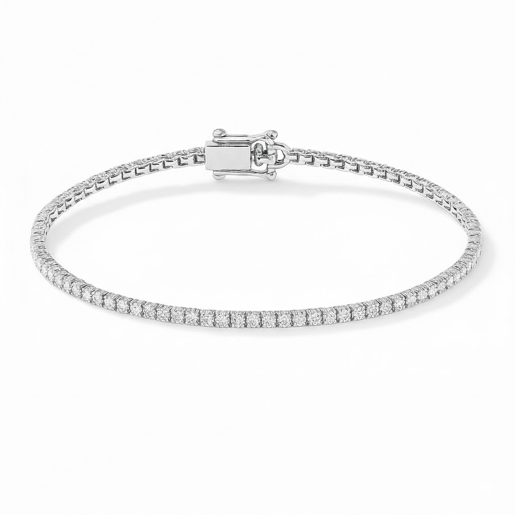 Diamond Tennis Bracelet 2.0mm - HRD Antwerp Certified
