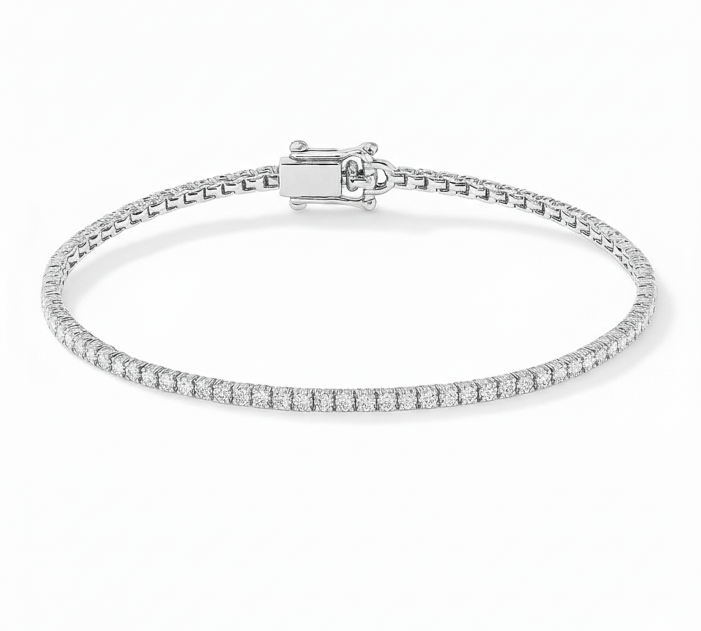 Diamond Tennis Bracelet 2.0mm - HRD Antwerp Certified