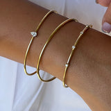 Solo Pear Bangle