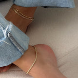 Flat Curb Anklet