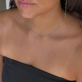 Turquoise Station Necklace