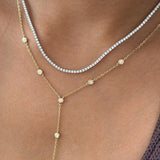 Classic Diamond Tennis Necklace 1.4mm – HRD Antwerp Certified