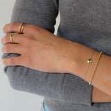 Thin Rolo Chain Bracelet