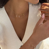 Diamond Letter Slide Charm