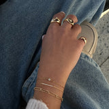 Dainty Paperclip Bracelet