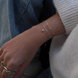 Dainty Paperclip Bracelet