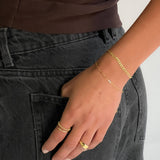 Tiny Paperclip Bracelet