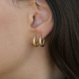 Petite Serpent Tube Hoops