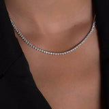 Diamond Tennis Necklace 2.5mm – HRD Antwerp Certified