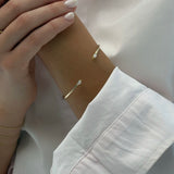 Marquise Diamond Open Bangle