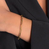 Large Paperclip Chain Bracelet