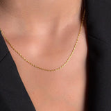 Tiny Mariner Chain Necklace