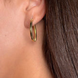 Ribbed Tube Hoops