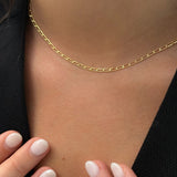 Tiny Cable Link Chain Necklace
