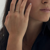 Pear Diamond Pavé Wave Ring
