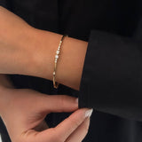 Mélange Diamond Bangle
