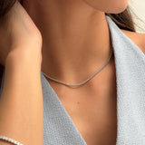 Classic Diamond Tennis Necklace 1.4mm – HRD Antwerp Certified