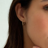 Diamond Pavé Hoops