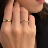 Double Diamond Distance Ring
