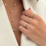 Pearl Lariat Necklace