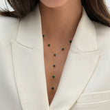 Malachite Lariat Necklace