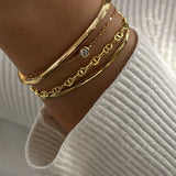 Bold Snake Chain Bracelet