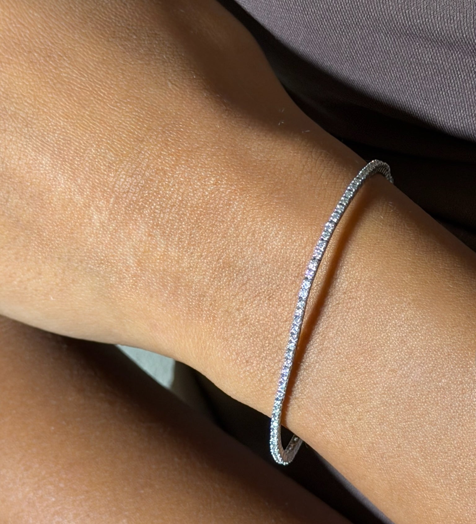 Diamond Tennis Bracelet - HRD Antwerp Certified