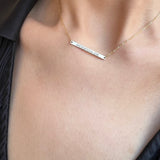 Engravable Bar Necklace