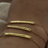 Engravable Bar Bracelet