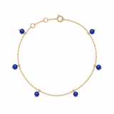 Lapis Lazuli Drop Bracelet