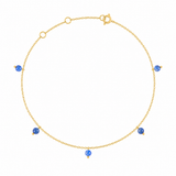 Lapis Lazuli Drop Bracelet