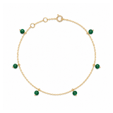 Malachite Drop Bracelet