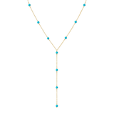 Turquoise Lariat Necklace