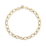 Oval Paperclip Chain Bracelet