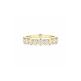 Pear Diamond Bezel Band