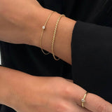 Solo Round Diamond Bracelet