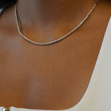 Diamond Tennis Necklace 2.0mm – HRD Certified