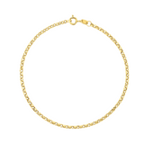 Thin Rolo Chain Bracelet